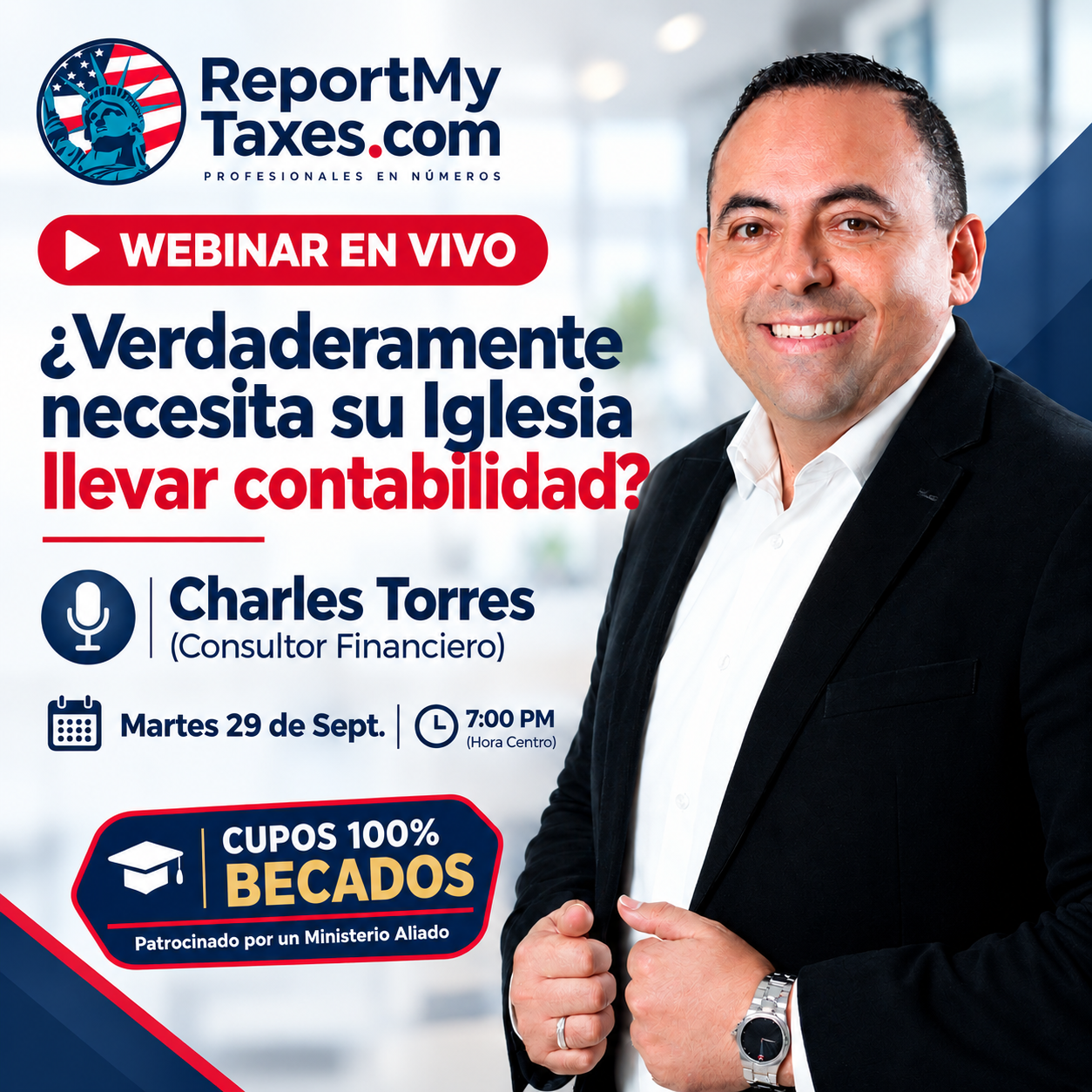 Webinar Charles Torres - ¿Verdaderamente necesita su Iglesia llevar contabilidad?